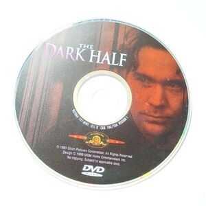 The Dark Half (DVD, 1993) DISC ONLY Stephen King Horror Thriller Movie